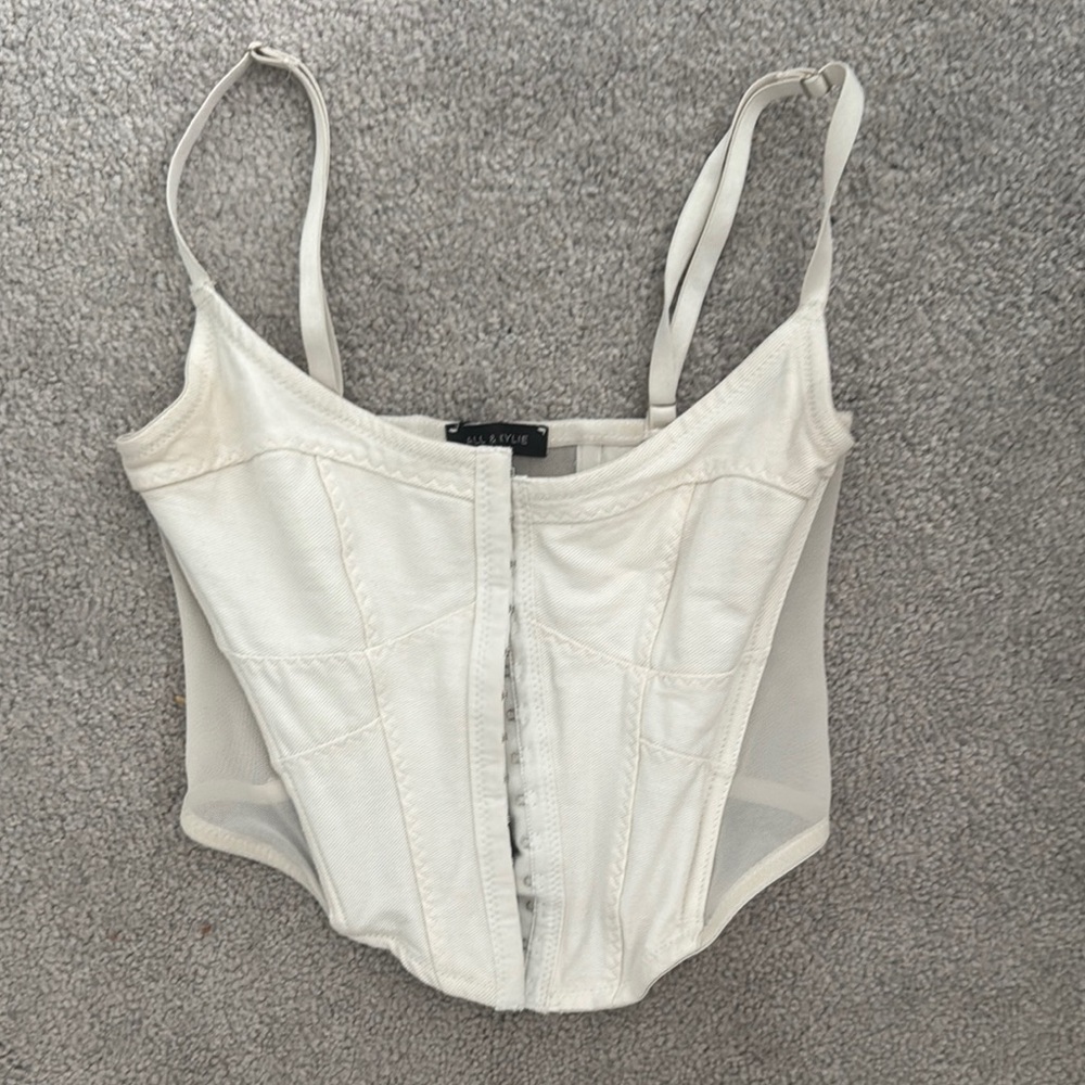 White corset  Top